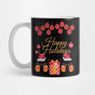 Holidays Greeting Presents and Eggnog Mug